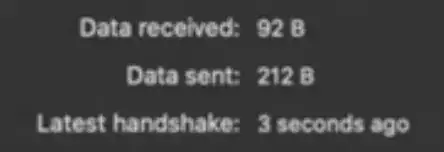 This is how Wireguard should be responding