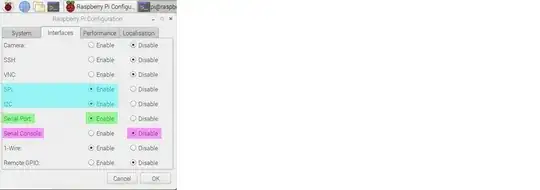 serial cable disable