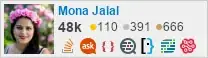 profile for Mona Jalal on Stack Exchange, a network of free, community-driven Q&A sites