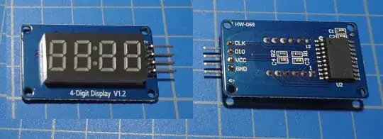 tm1637 4 digit display module