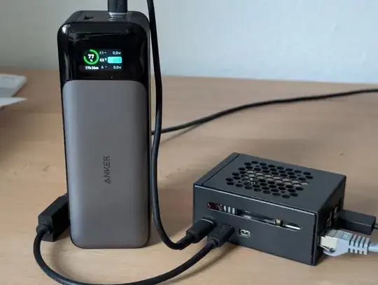 photo of battery showing 1.2 W