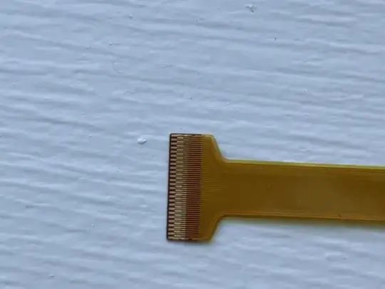 Ribbon cable end Ribbon cable end