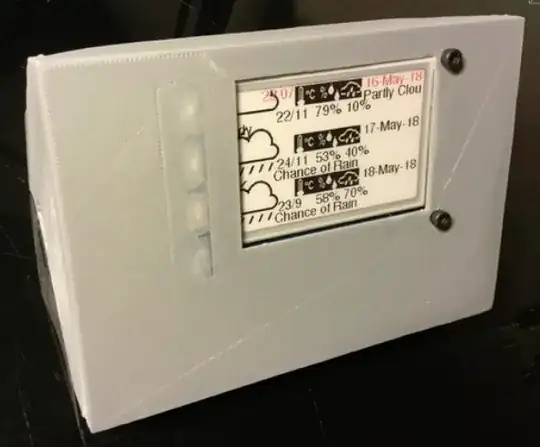 Waveshare 2.7 eink 3D printed case