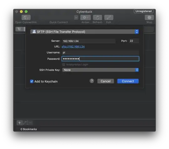 cyberduck raspberry pi setup