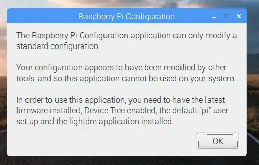 Raspberry Pi Configuration Tool
