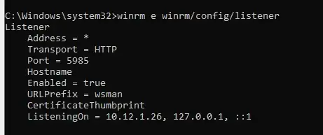 WinRM Check