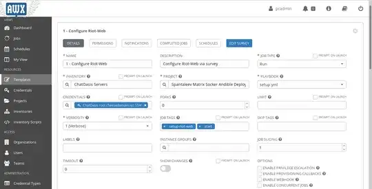Configure Service Job Template