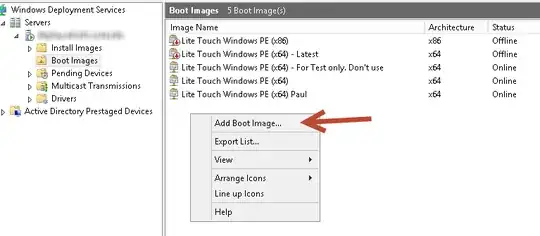 Add Boot Image in WDS mmc
