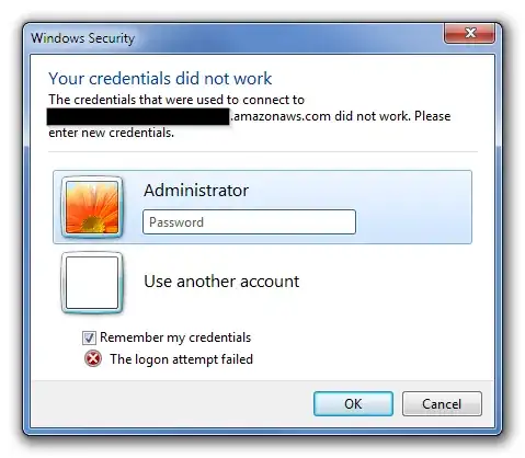 Screenshot of login prompt dialog