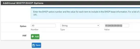 screen shot of option 43