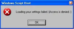 Windows Script Host error