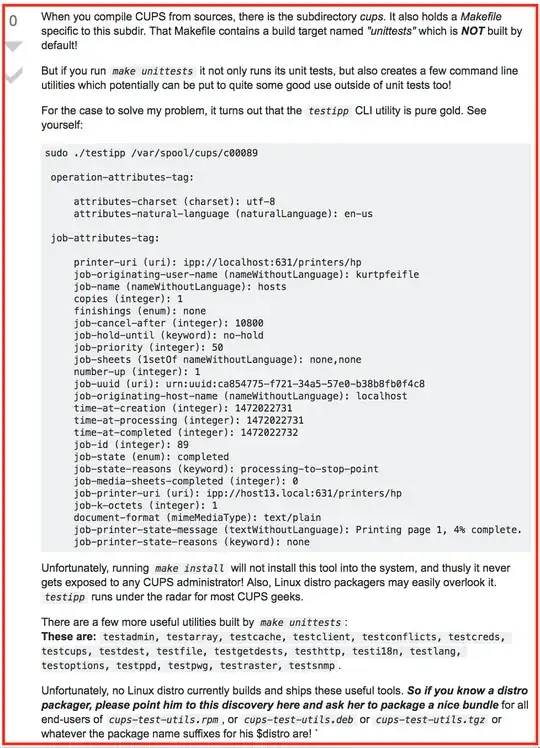 Screenshot of my StackOverflow answer