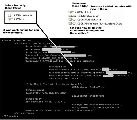 quick description of my question