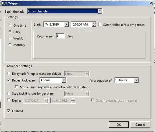 screen cap from task scheduler