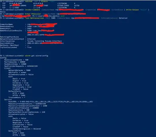 Powershell Connection