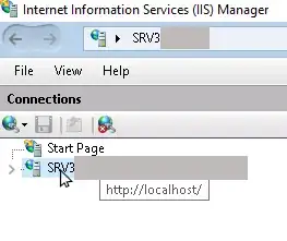 select iis node
