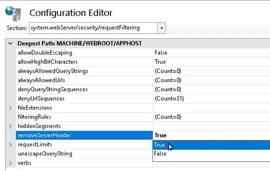 remove IIS server header