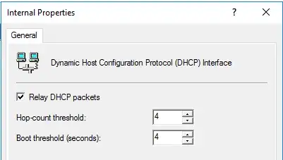 DHCP Relay options
