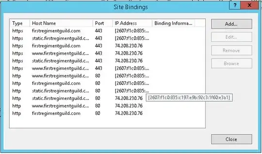 IIS Binding Dialog