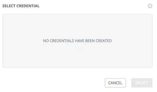 Credentials Dialog screenshot