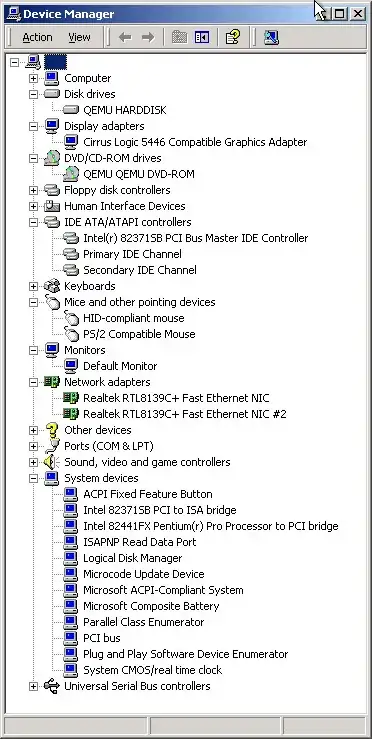 Win2000 Device Manager