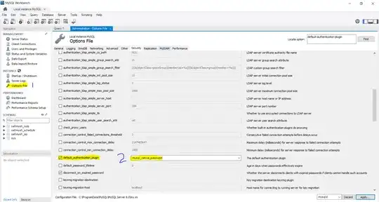 MySQL8 workbench screenshot