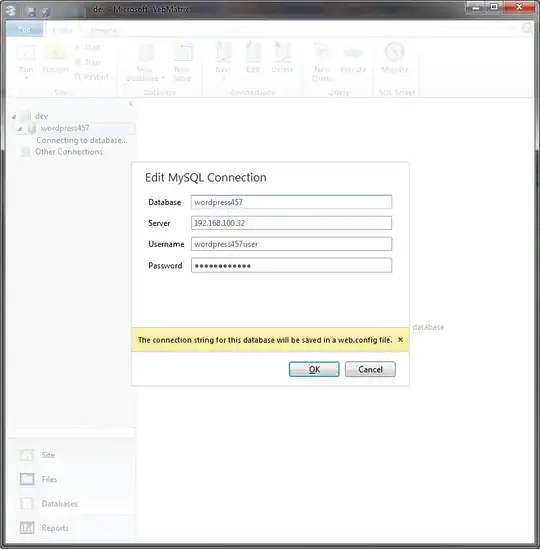 WebMatrix MySQL Connection