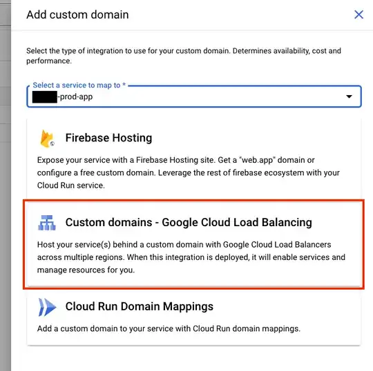 create a domain mapping menu