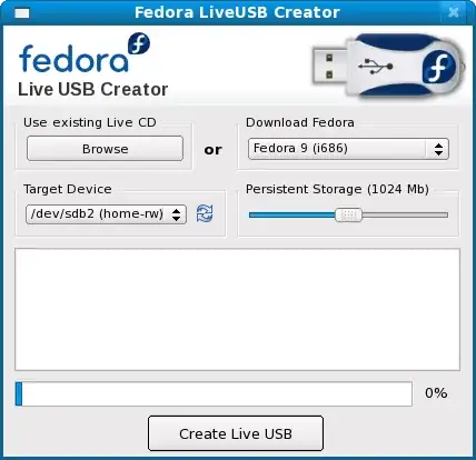 Fedora Live USB