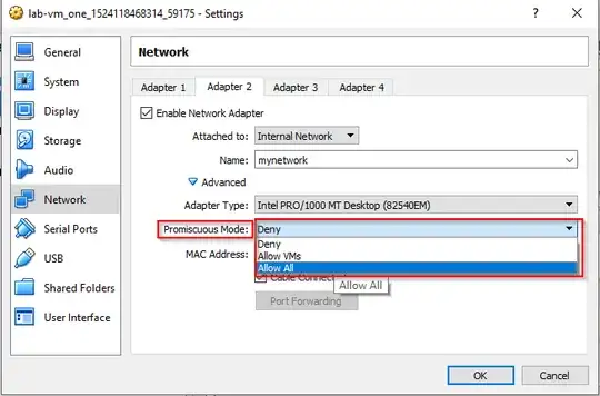 virtualbox configuration