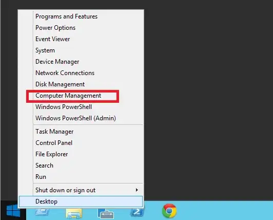 right click windows.