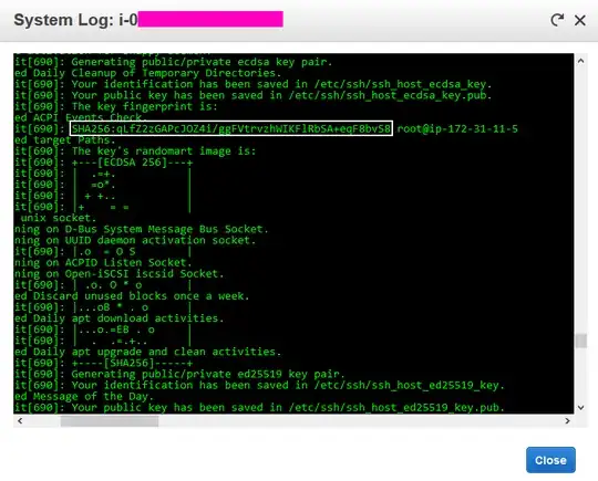 EC2 system log on new instance