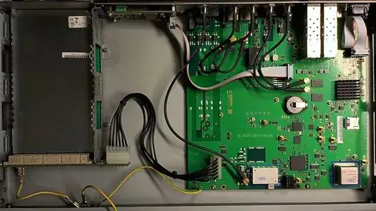 Meinberg microSync timeserver showinh GPS module and oscillator