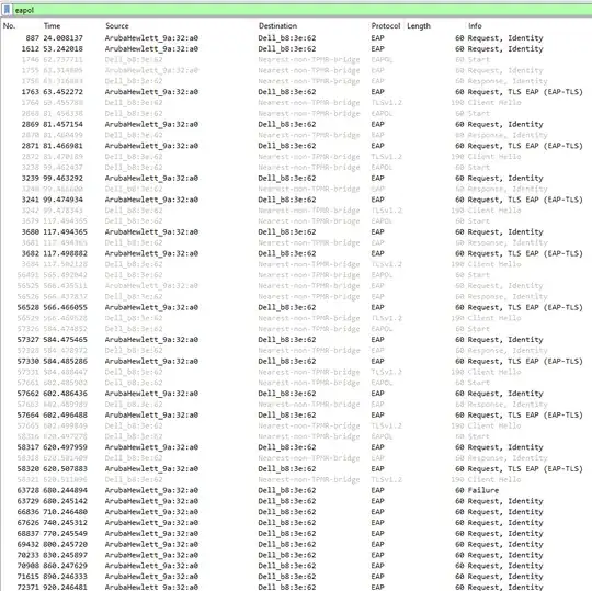 Packet capture of Windows 10 machine