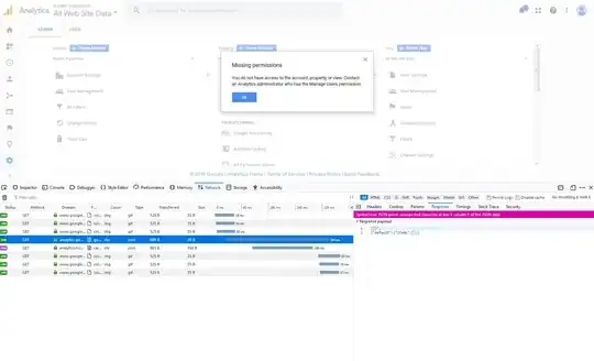 Please note the JSON error