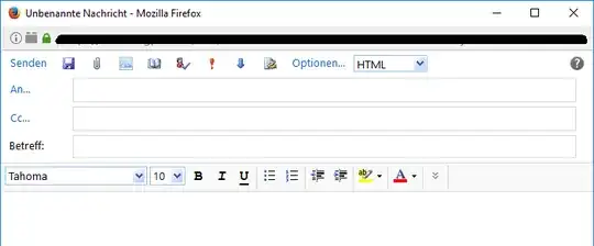 new mail window of OWA