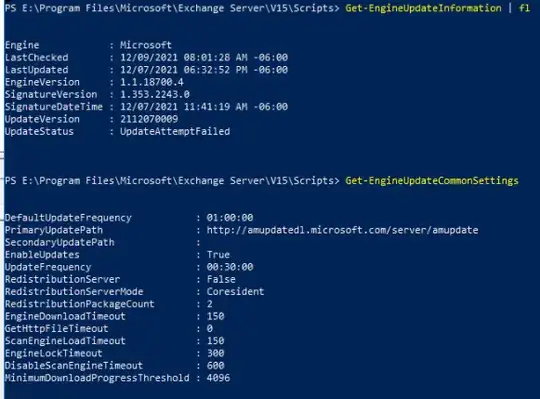 Configuration Settings / Status
