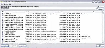 AccessEnum Screenshot