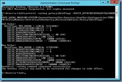 command window output