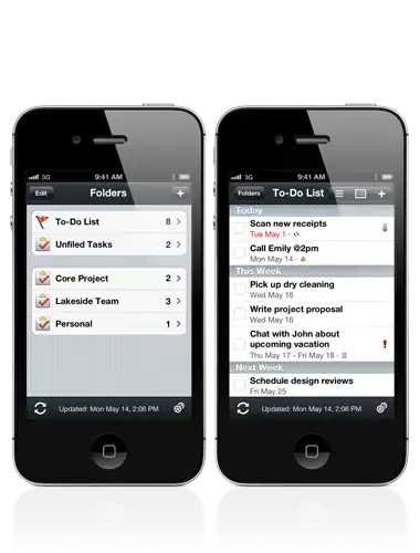 Screenshot from Appigo website