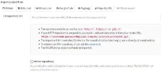 GitLab auto mirroring
