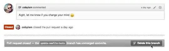 Delete branch with warning