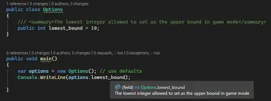 example of options class
