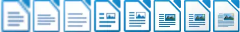LibreOffice icons scaled to 64x64