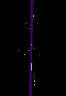 Lines from Hough Transform plotted