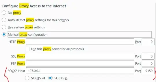 FireFox Socks Proxy Configuration for using TOR