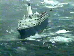 SeaBreeze sinking off of Cape Henry.