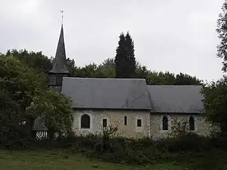 The church in La Poterie-Mathieu