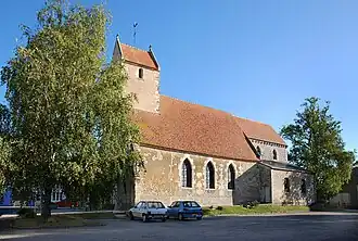 The church in Neuvy-au-Houlme