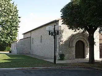 The church in Granzay